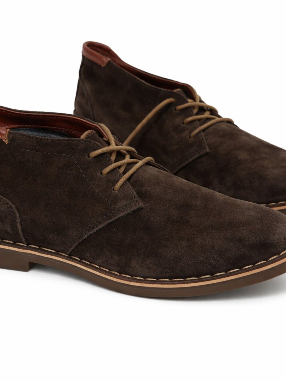 Kenneth Cole Reaction Brown Desert Sun Suede, Tie, Boot/Loafers- 10.5M